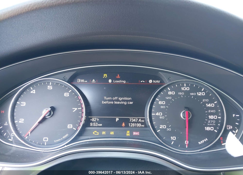 2014 AUDI A6 3.0T PREMIUM PLUS VIN: WAUFGAFC7EN071832