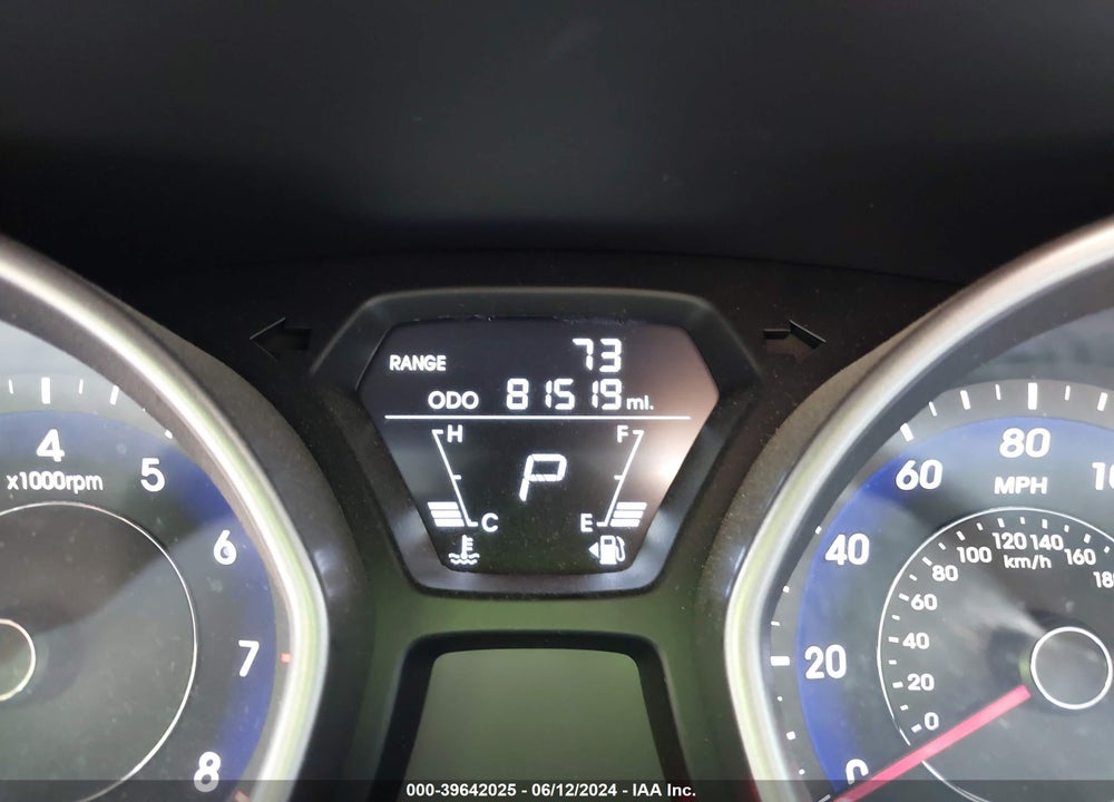 2013 HYUNDAI ELANTRA LIMITED VIN: 5NPDH4AE5DH235319
