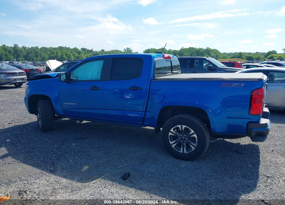 2022 CHEVROLET COLORADO 4WD SHORT BOX Z71 VIN: 1GCGTDEN2N1330015