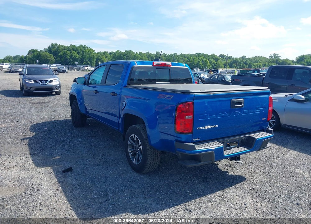 2022 CHEVROLET COLORADO 4WD SHORT BOX Z71 VIN: 1GCGTDEN2N1330015