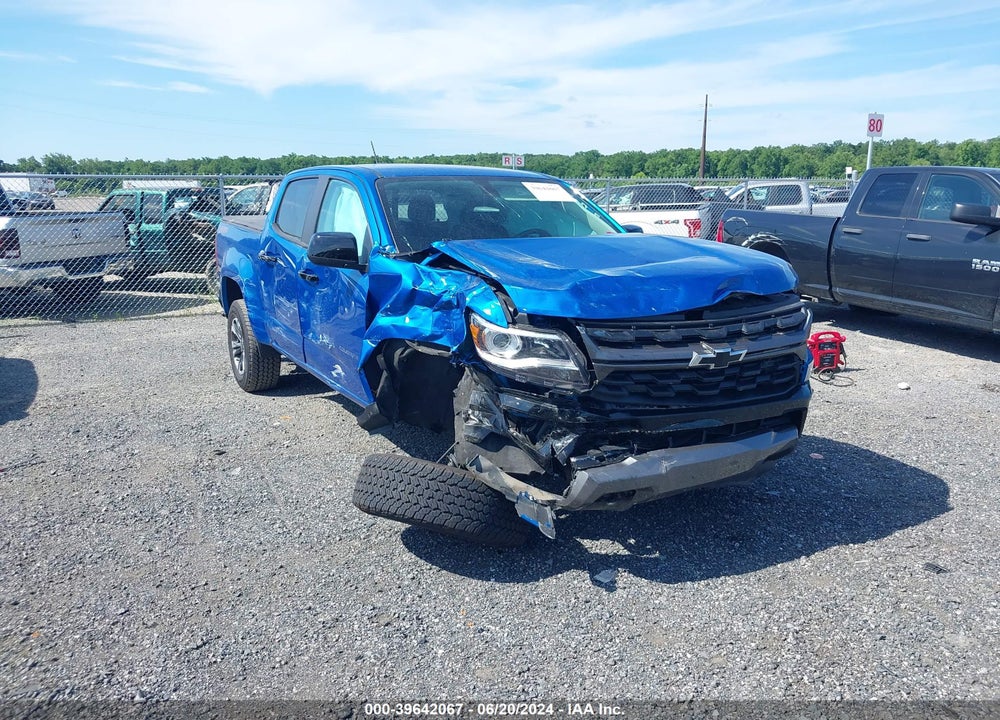 2022 CHEVROLET COLORADO 4WD SHORT BOX Z71 VIN: 1GCGTDEN2N1330015