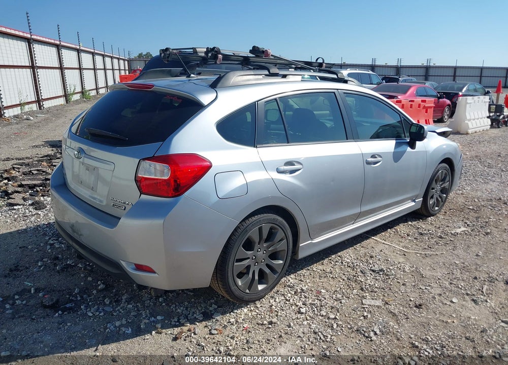 2012 SUBARU IMPREZA 2.0I SPORT LIMITED VIN: JF1GPAR60CH202274