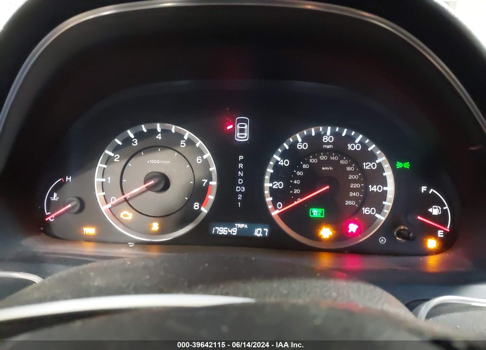 2012 HONDA ACCORD 2.4 EX-L VIN: 1HGCS1B8XCA015220