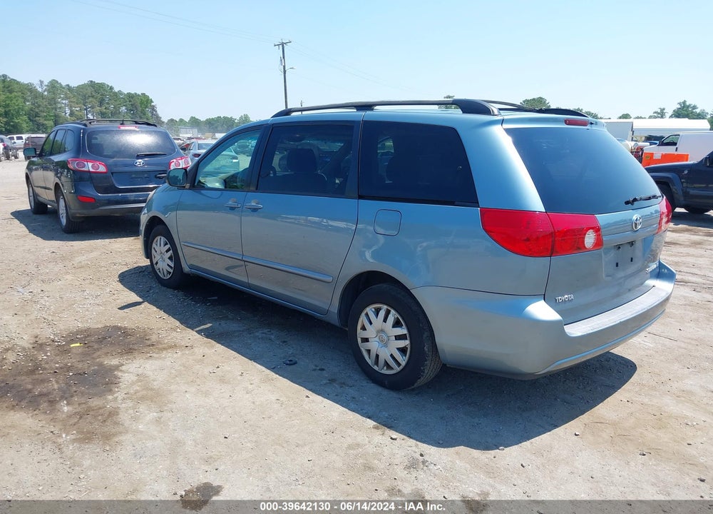 2008 TOYOTA SIENNA LE VIN: 5TDZK23C98S157330