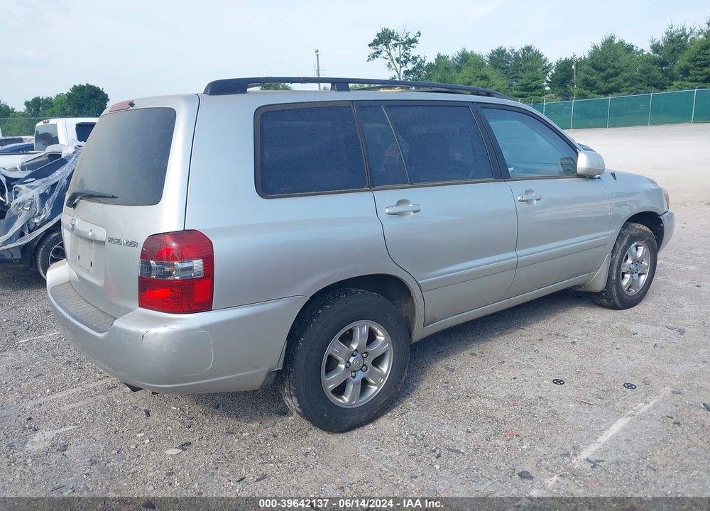 2006 TOYOTA HIGHLANDER VIN: JTEGD21A260153604