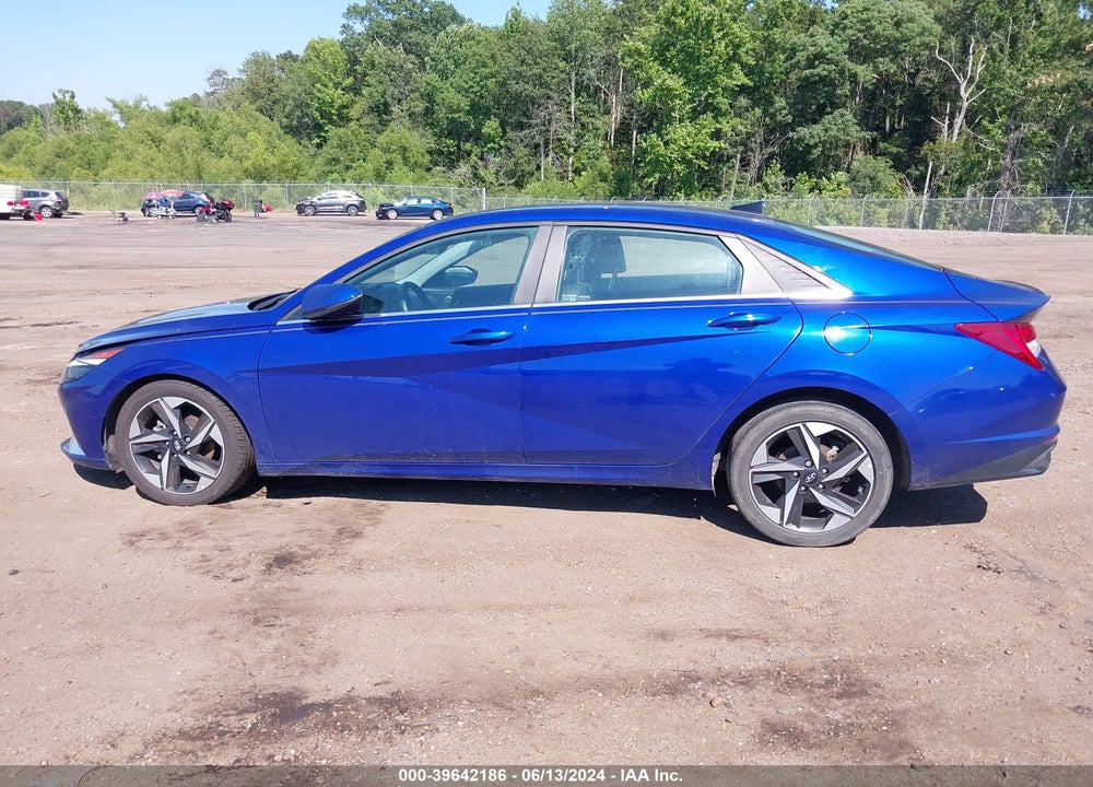 2021 HYUNDAI ELANTRA LIMITED VIN: KMHLP4AG5MU099811