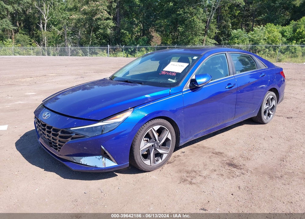 2021 HYUNDAI ELANTRA LIMITED VIN: KMHLP4AG5MU099811