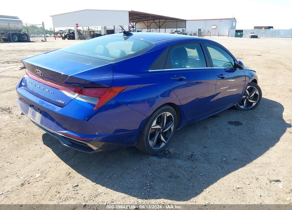 2021 HYUNDAI ELANTRA LIMITED VIN: KMHLP4AG5MU099811