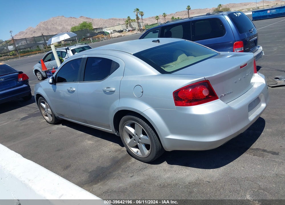 2011 DODGE AVENGER LUX VIN: 1B3BD2FG2BN546349