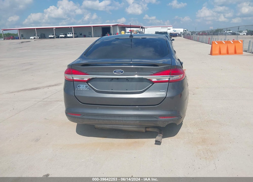 2018 FORD FUSION SE VIN: 3FA6P0HD6JR267289