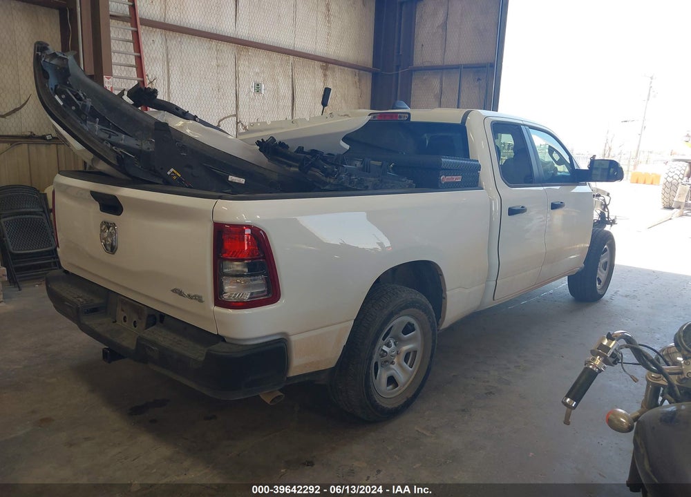 2023 RAM 1500 TRADESMAN QUAD CAB 4X4 6'4 BOX VIN: 1C6SRFCT7PN553563