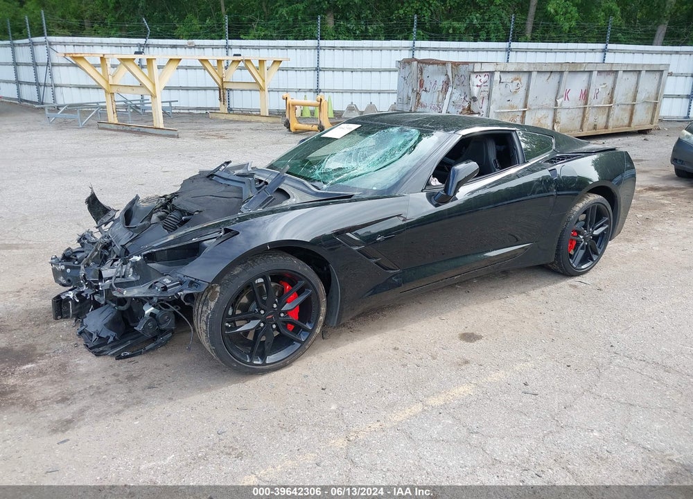 2019 CHEVROLET CORVETTE STINGRAY VIN: 1G1YB2D72K5107985