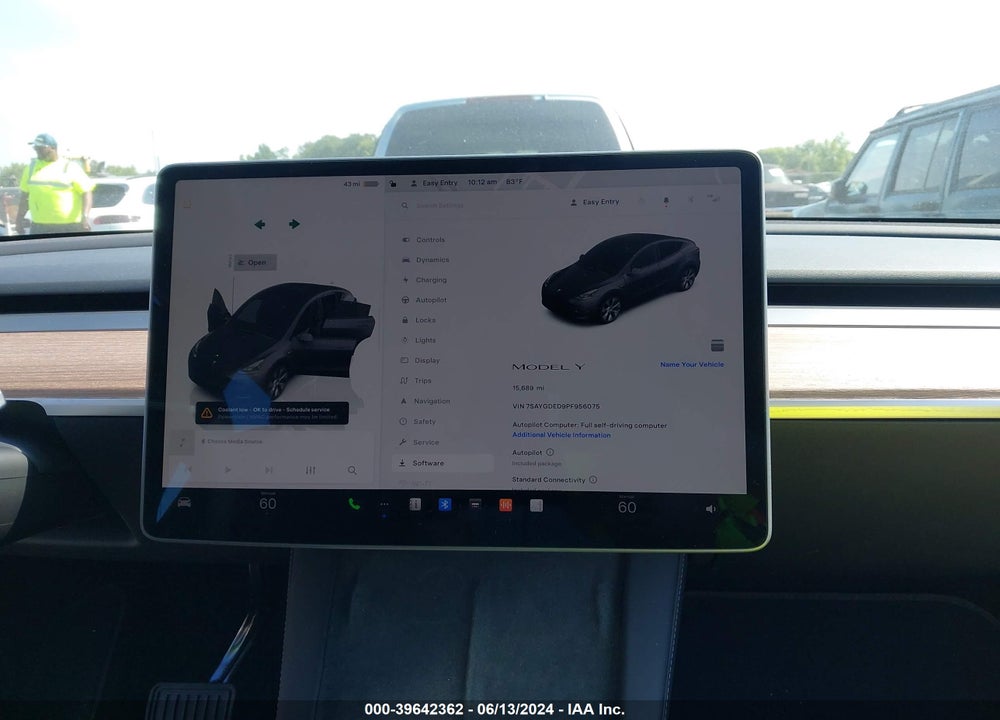 2023 TESLA MODEL Y RWD VIN: 7SAYGDED9PF956075