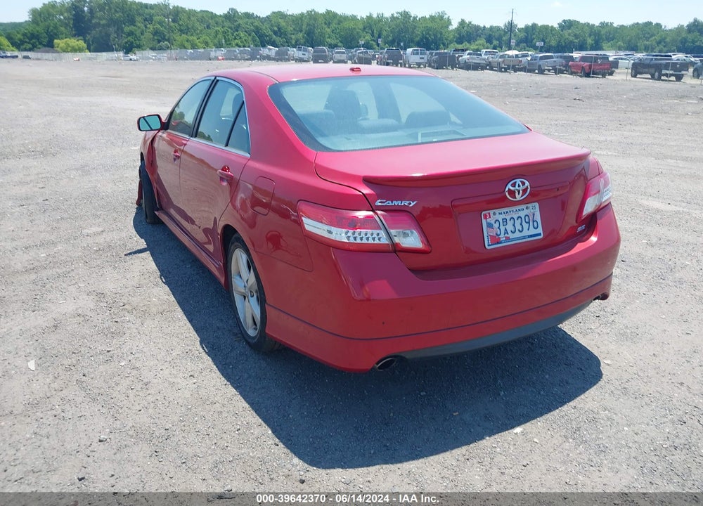 2010 TOYOTA CAMRY SE VIN: 4T1BF3EK5AU513477