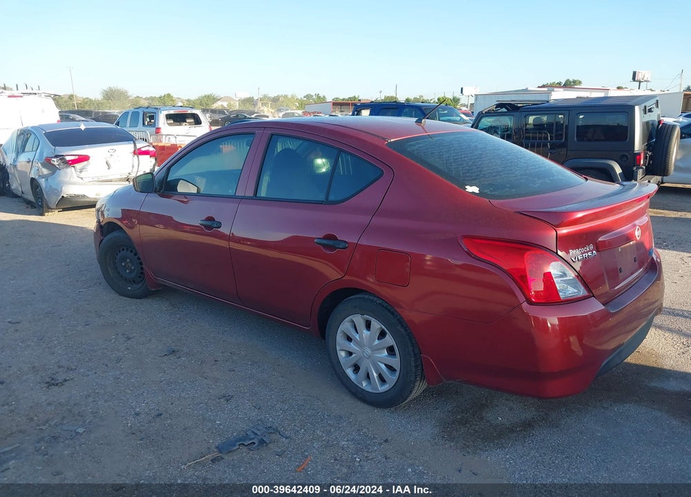 2016 NISSAN VERSA 1.6 S+ VIN: 3N1CN7AP5GL866344