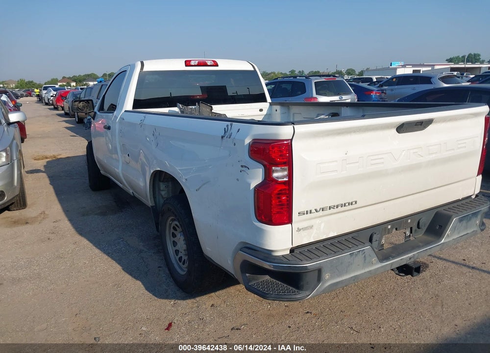 2020 CHEVROLET SILVERADO 1500 2WD REGULAR CAB LONG BED WT VIN: 3GCNWAEH7LG116207