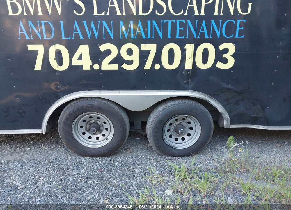 2016 DIAMOND BACK CARGO TRAILER VIN: 53NBE2427G1041168