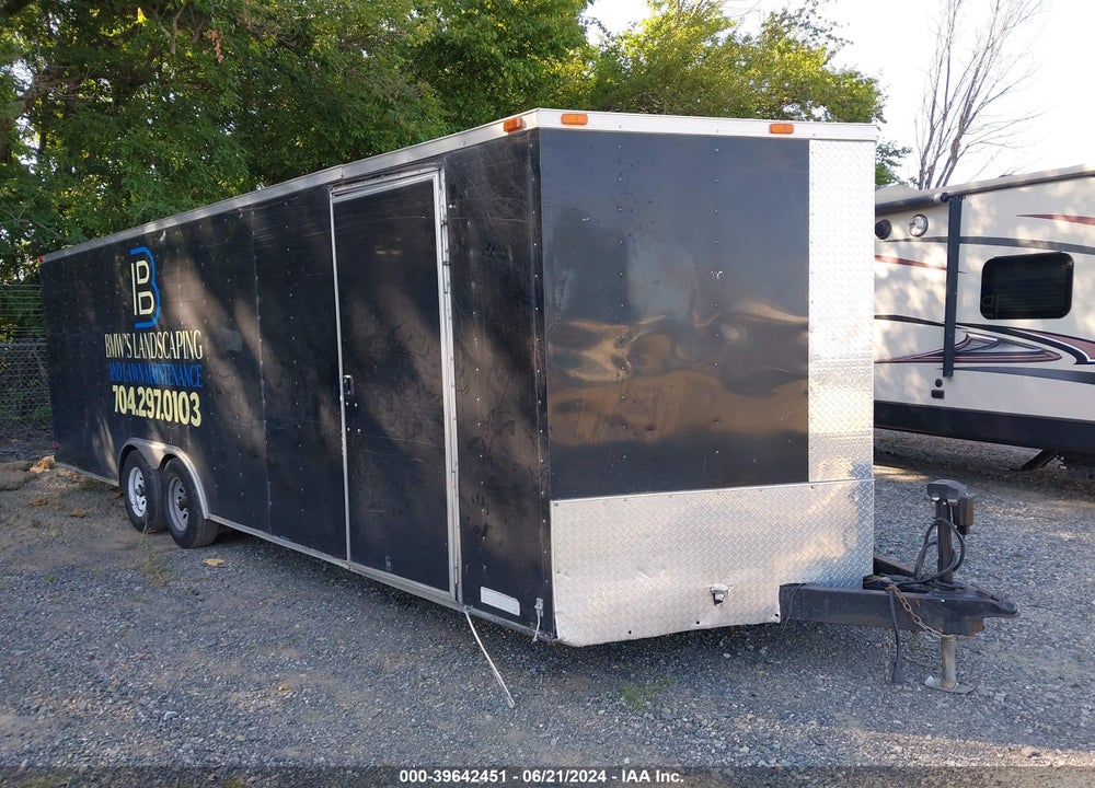 2016 DIAMOND BACK CARGO TRAILER VIN: 53NBE2427G1041168