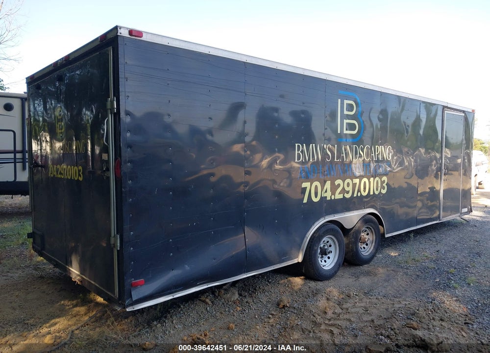 2016 DIAMOND BACK CARGO TRAILER VIN: 53NBE2427G1041168