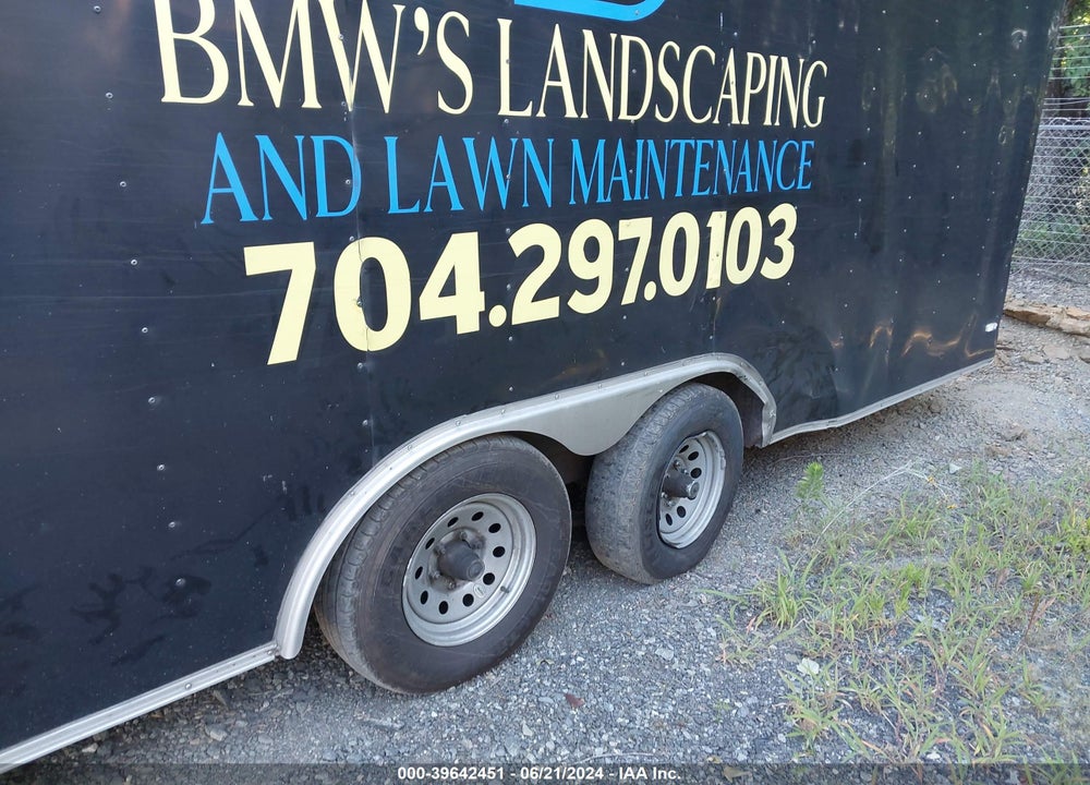2016 DIAMOND BACK CARGO TRAILER VIN: 53NBE2427G1041168