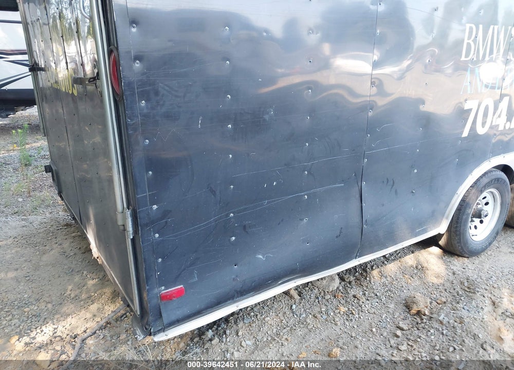 2016 DIAMOND BACK CARGO TRAILER VIN: 53NBE2427G1041168