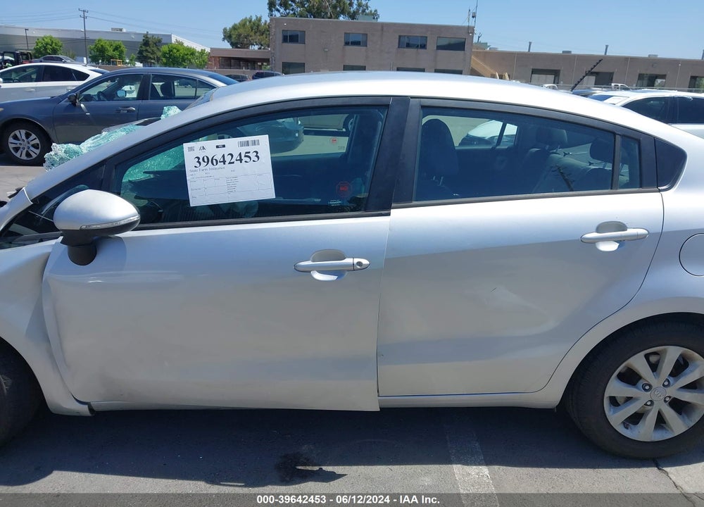 2013 KIA RIO EX VIN: KNADN4A35D6280162