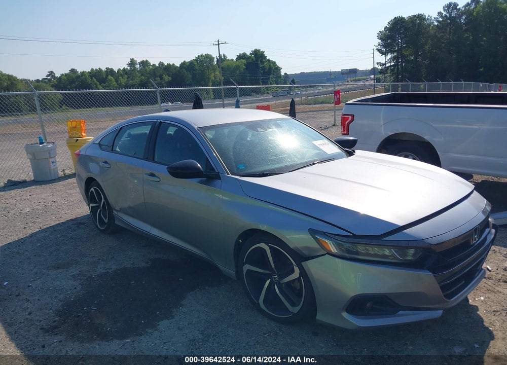 2021 HONDA ACCORD SPORT VIN: 1HGCV1F37MA100863