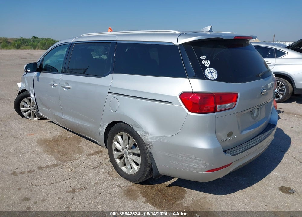 2015 KIA SEDONA EX VIN: KNDMC5C19F6047415