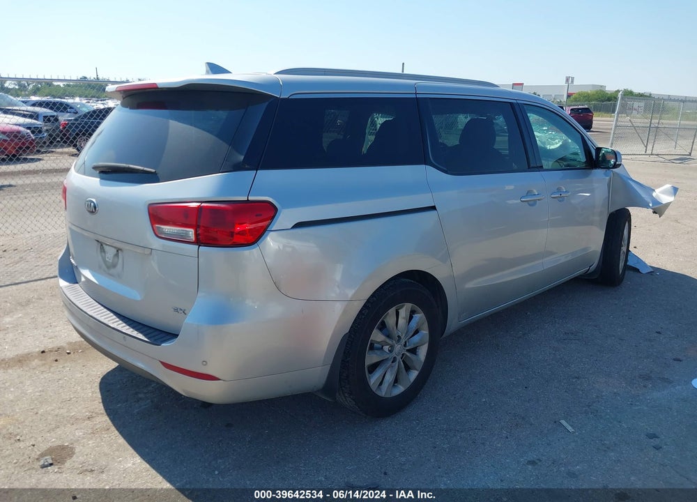 2015 KIA SEDONA EX VIN: KNDMC5C19F6047415