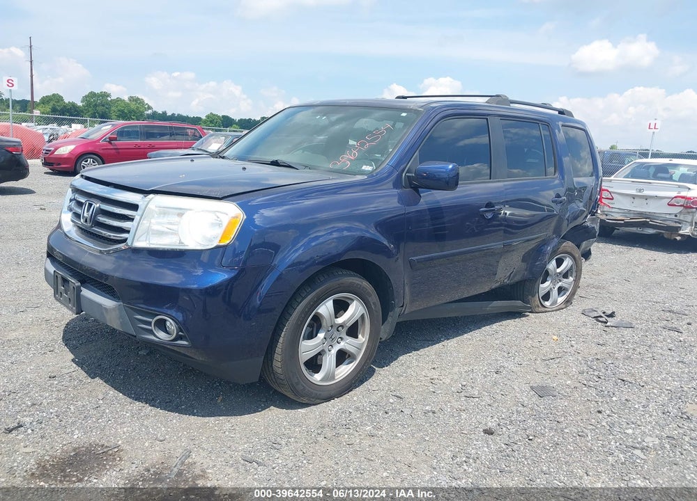 2015 HONDA PILOT EX-L VIN: 5FNYF4H60FB040221