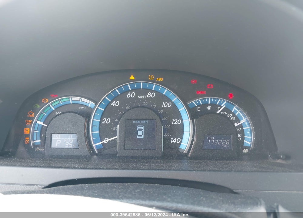 2012 TOYOTA CAMRY HYBRID XLE VIN: 4T1BD1FK2CU041556