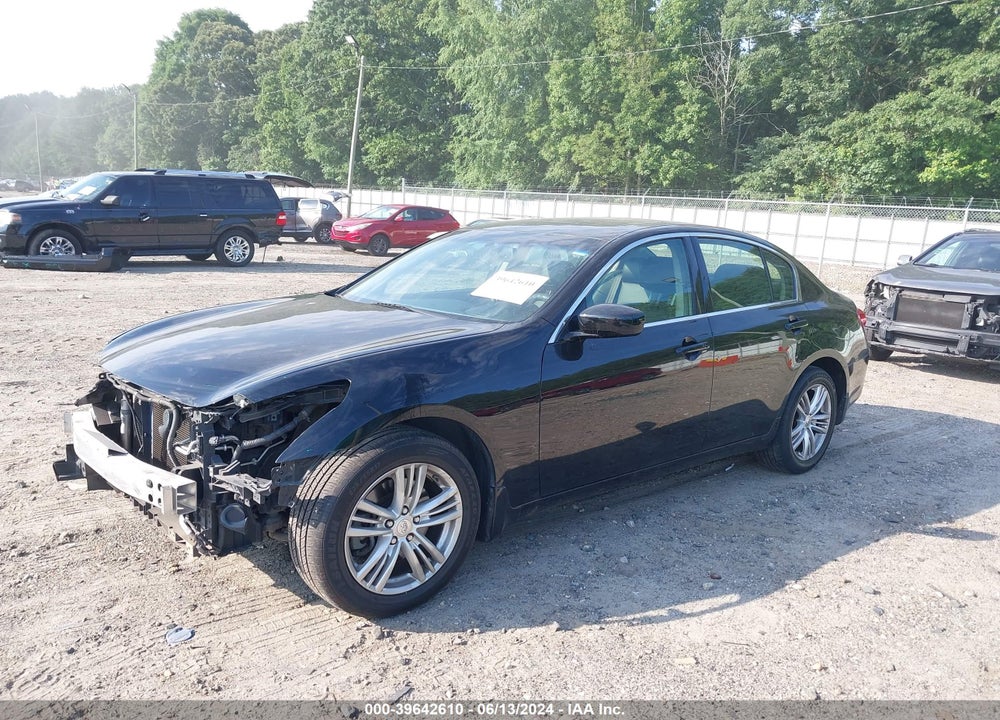 2012 INFINITI G25X VIN: JN1DV6AR2CM862431