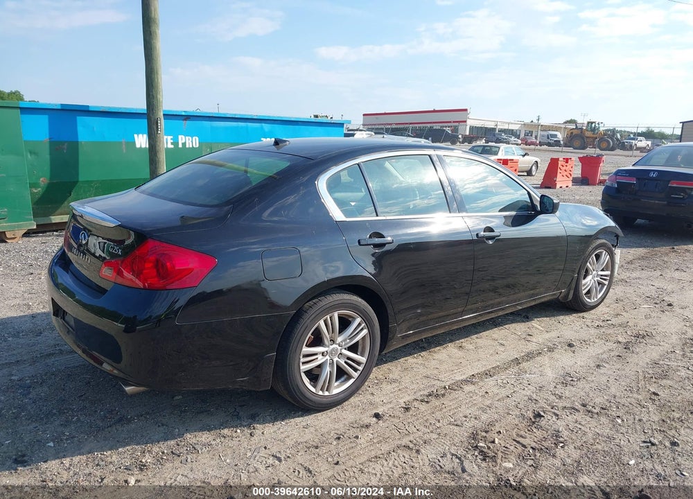 2012 INFINITI G25X VIN: JN1DV6AR2CM862431