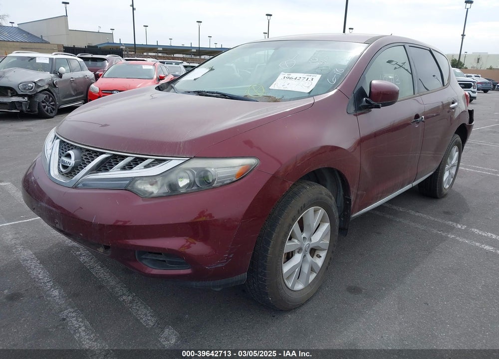 2012 NISSAN MURANO VIN: JN8AZ1MWXCW231895