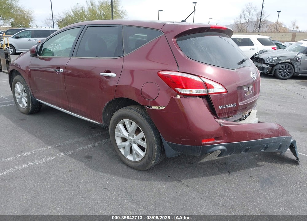 2012 NISSAN MURANO VIN: JN8AZ1MWXCW231895
