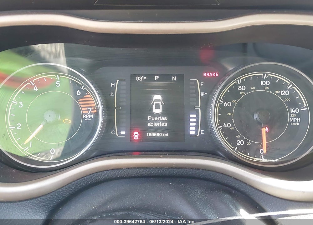 2016 JEEP CHEROKEE LATITUDE VIN: 1C4PJLCB8GW303268