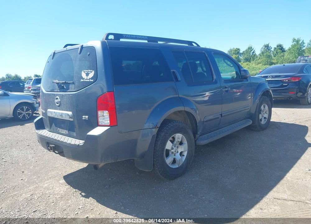 2006 NISSAN PATHFINDER SE VIN: 5N1AR18W36C635516