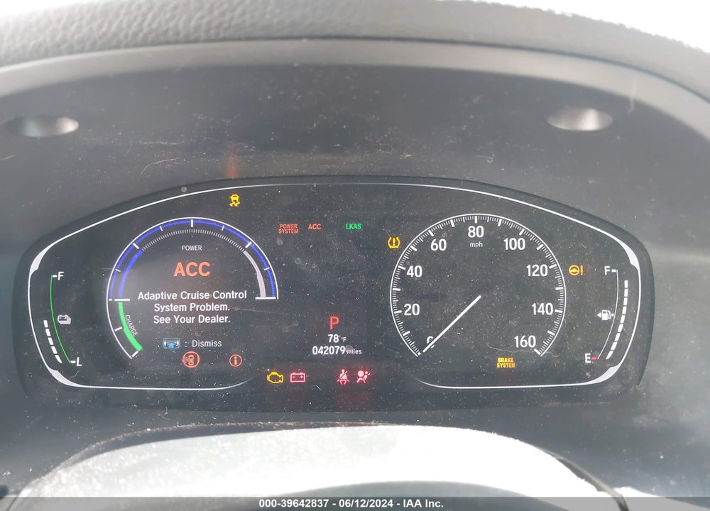 2020 HONDA INSIGHT EX VIN: 19XZE4F52LE005084