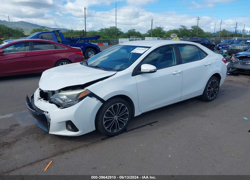 2016 TOYOTA COROLLA S W/SPECIAL EDITION PKG VIN: 5YFBURHE2GP559793