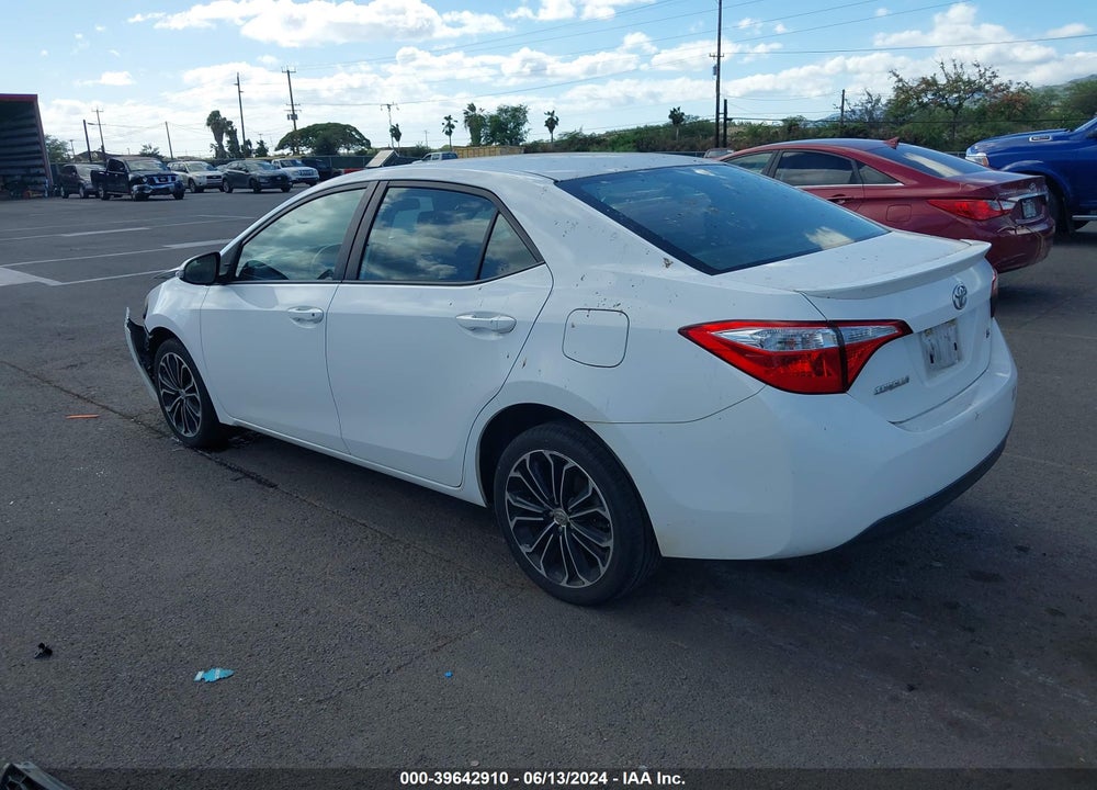 2016 TOYOTA COROLLA S W/SPECIAL EDITION PKG VIN: 5YFBURHE2GP559793