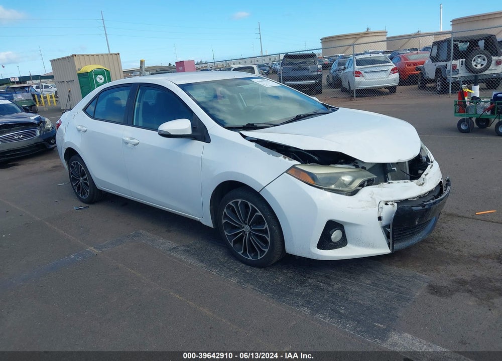 2016 TOYOTA COROLLA S W/SPECIAL EDITION PKG VIN: 5YFBURHE2GP559793