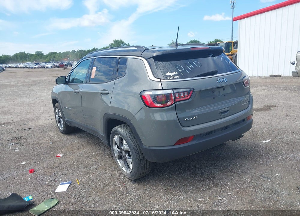 2020 JEEP COMPASS LIMITED 4X4 VIN: 3C4NJDCB3LT167385