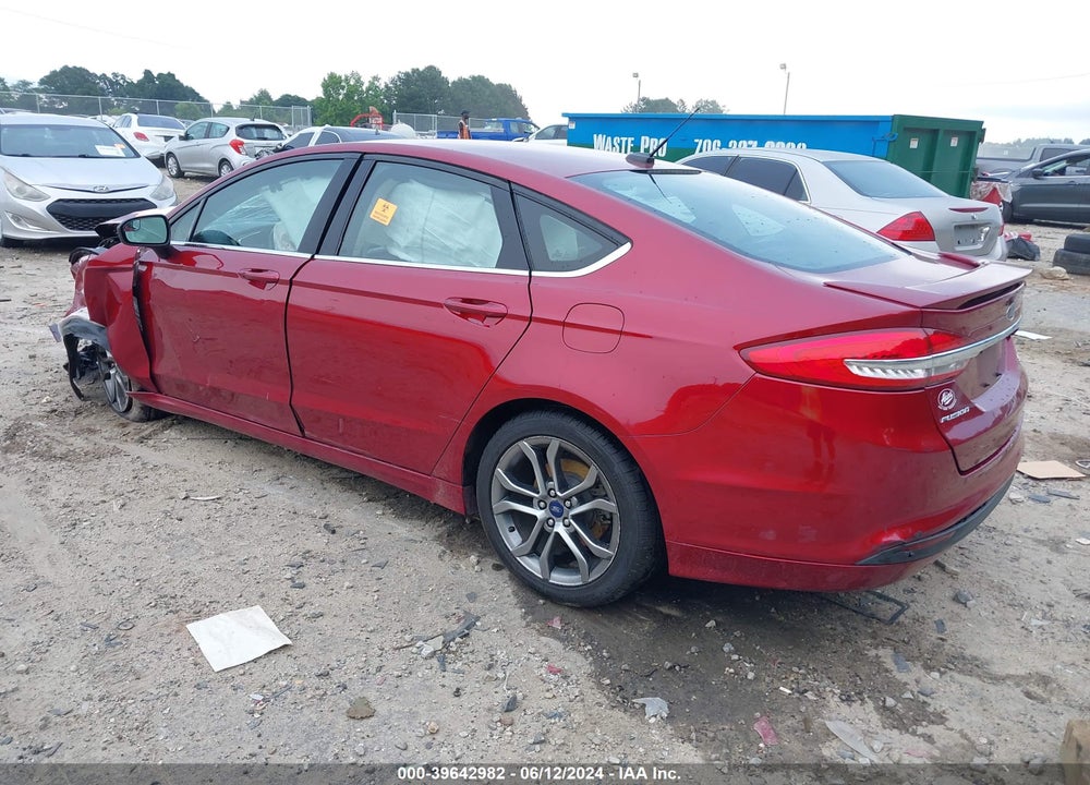 2017 FORD FUSION SE VIN: 3FA6P0H78HR336004