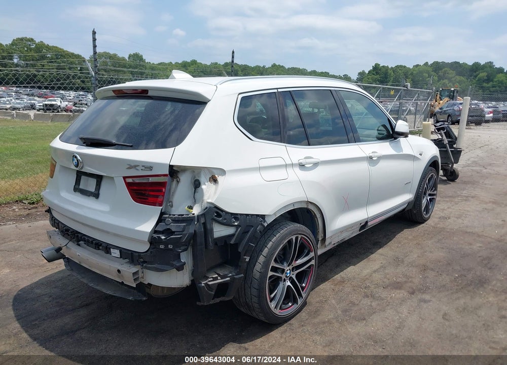 2015 BMW X3 XDRIVE28I VIN: 5UXWX9C53F0D49746