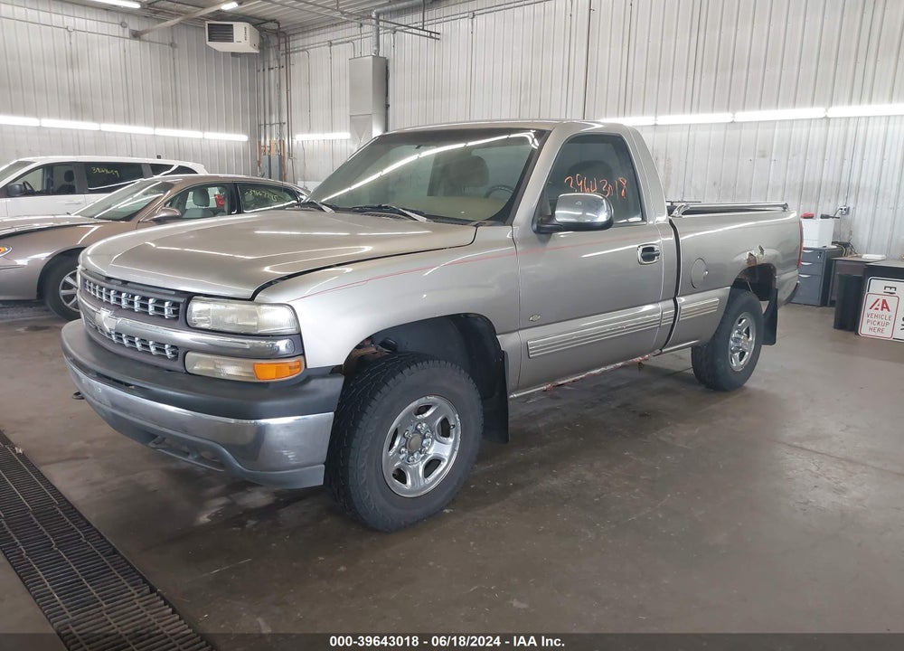 1999 CHEVROLET SILVERADO 1500 LS VIN: 1GCEK14V2XZ112266