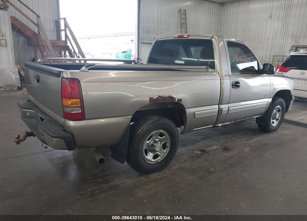 1999 CHEVROLET SILVERADO 1500 LS VIN: 1GCEK14V2XZ112266