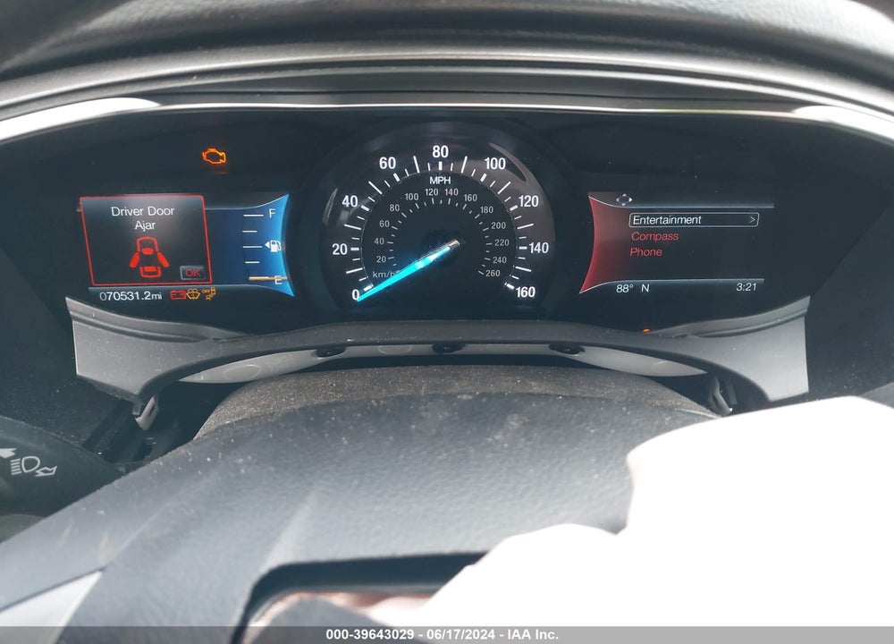 2020 FORD FUSION SE VIN: 3FA6P0HD7LR146936