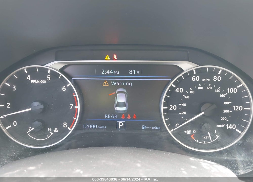2024 NISSAN ALTIMA SV FWD VIN: 1N4BL4DV9RN317620