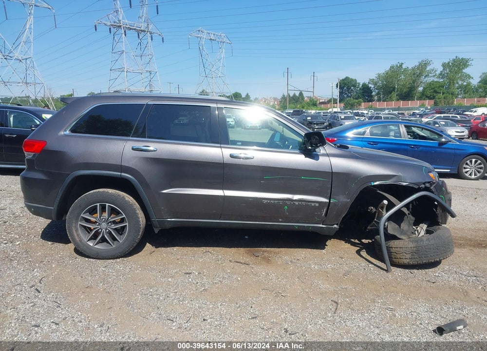 2017 JEEP GRAND CHEROKEE LIMITED 4X4 VIN: 1C4RJFBG4HC698981