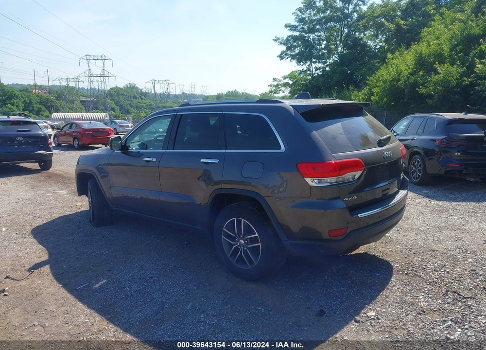 2017 JEEP GRAND CHEROKEE LIMITED 4X4 VIN: 1C4RJFBG4HC698981